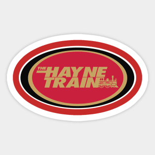 The Hayne Train Sticker